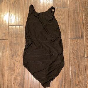 SMOOTHEZ BY AERIE Black Sleeveless bodysuit size XLarge